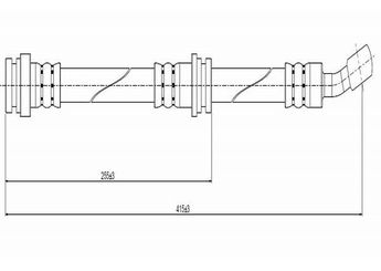 Fren Hortumu Ön Sağ veya Sol CAVO C800 440A  5158060G00
