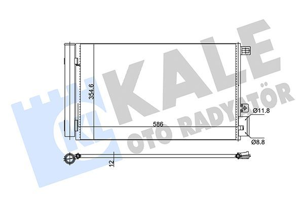 Klima Radyatörü  KALE 196000