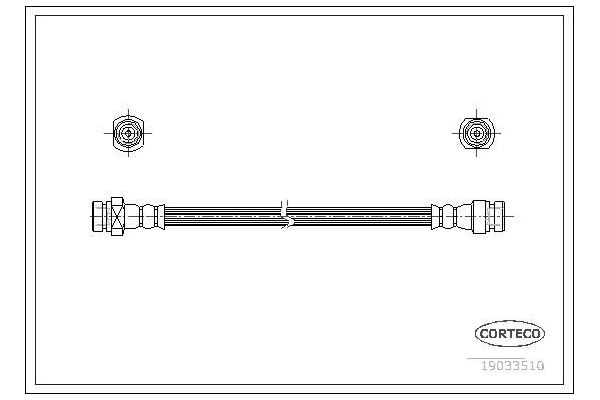 Fren Hortumu Arka Sağ veya Sol AUTOTECH 5873717000
