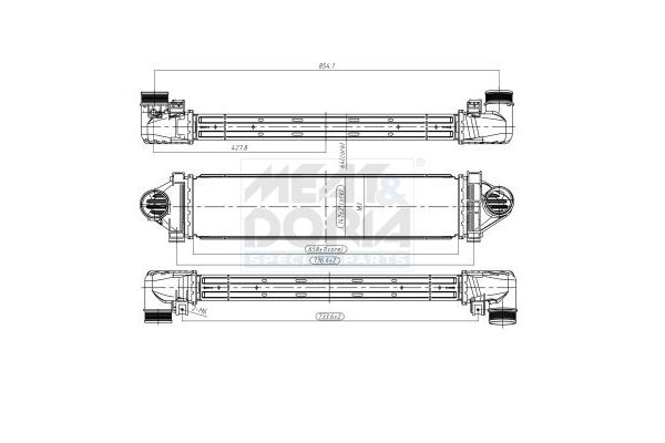 Turbo Radyatörü  Land Rover Freelander 2 (LN)(01.2007->)  ORİS IRO510064