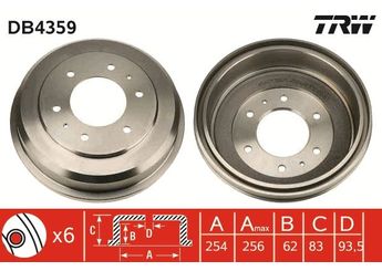 Kampana Arka Sağ ve Sol BRAXIS AD5043  5276144000
