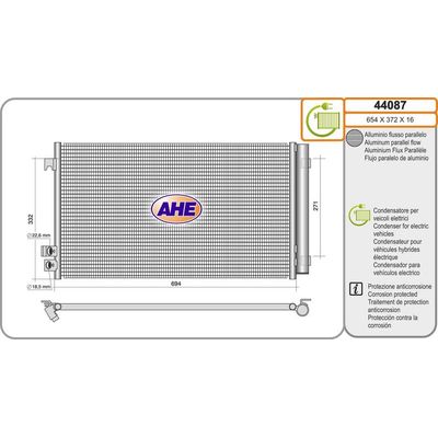Klima Radyatörü  FORD ORJINAL LJ9H19710AD