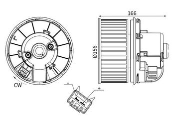Kalorifer Motoru  MAHLE AB 245 000S  6G9T18456AA 6G9T 18456AA 1716612 1 716 612