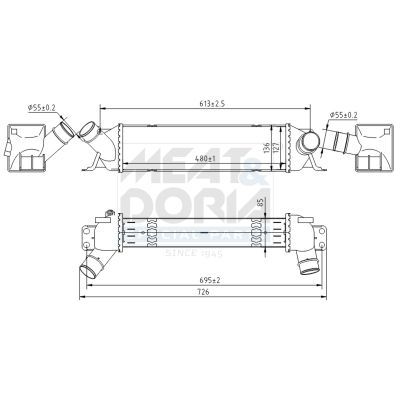 Turbo Radyatörü  Hyundai H-1 (2008->)  MGA 80228