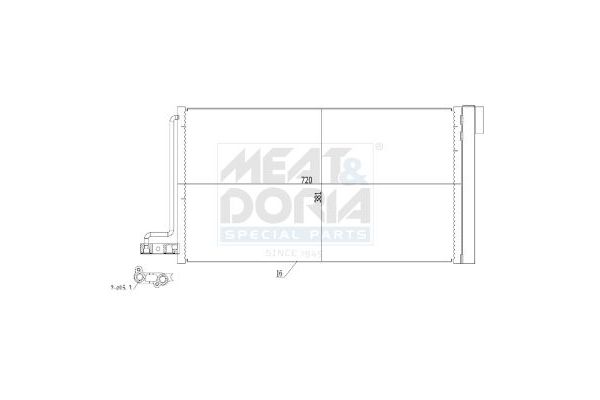 Klima Radyatörü  Ford Grand C-MAX (CB7)(2010->)  BOSCH 1 986 AD2 429