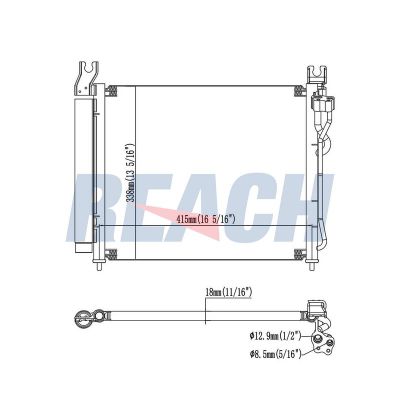 Klima Radyatörü  Kia Picanto (SA)(2004->)  MAHER 10924