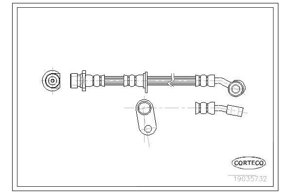 Fren Hortumu Ön Sol OSSCA 01242