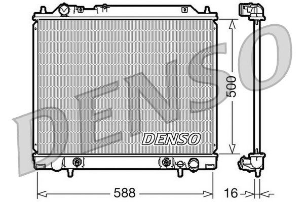 Su Radyatörü  DENSO DRM45013