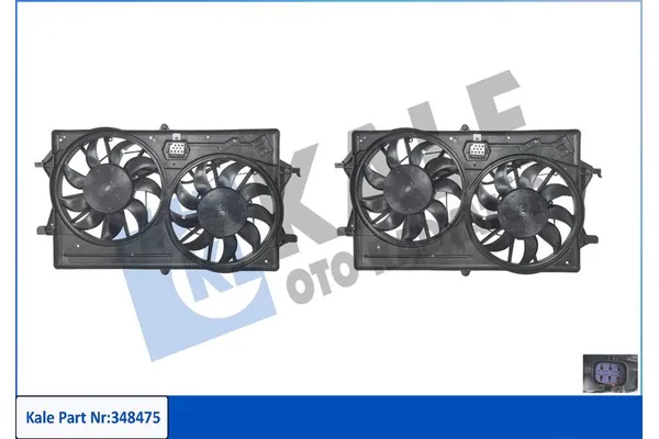 Radyatör Fan ve Motoru  FASE 11-605-009