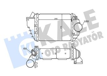 Turbo Radyatörü  KALE 344730  59145805 059.145.805 59145805A