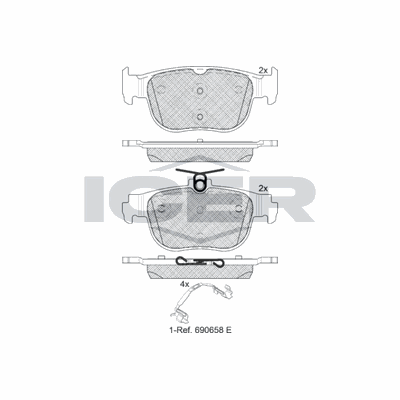 Fren Disk Balata Arka VOLKSWAGEN ORJINAL 5WA698451G