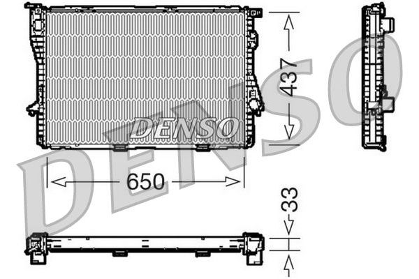 Su Radyatörü  DENSO DRM05067