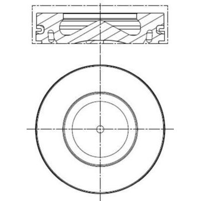Piston (84.50MM-0.50)  MAHLE 081 PI 00100 002