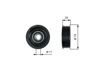 Vantilatör Kayış Gergi Rulmanı  GATES T36420  APV4041 Z60115940 Z601-15-940