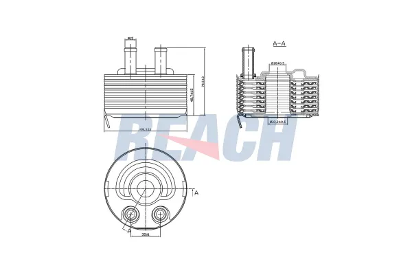 Motor Yağ Soğutucu  VEKA 45-3100