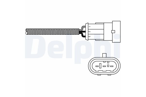 Oksijen (Lambda) Sensörü  DELPHI ES10971-12B1