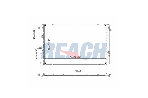 Su Radyatörü  ORİS 1449-4811A