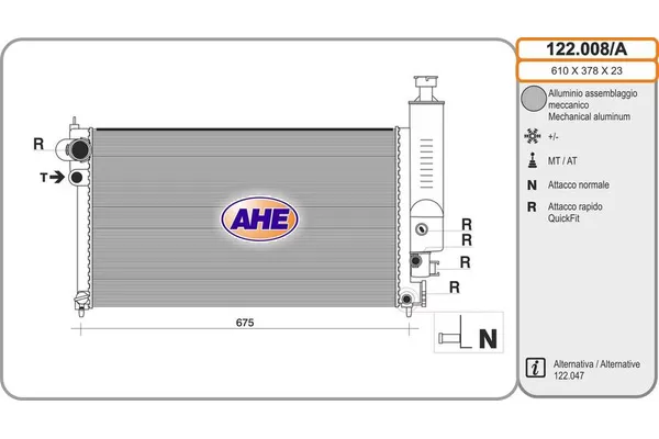 Su Radyatörü  MGA 80178
