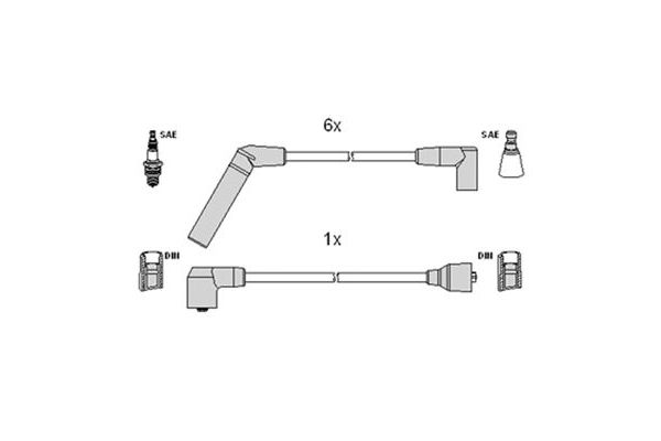 Buji Kablosu  FIAT ORJINAL K04797685AB