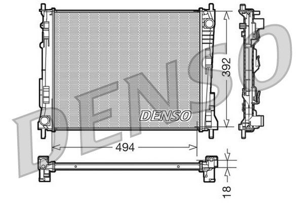 Su Radyatörü  DENSO DRM23079