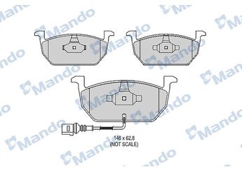 Fren Disk Balata Ön MANDO MBF015291  5Q0698151C 5Q0 698 151 C JZW698151AS JZW 698 151 AS