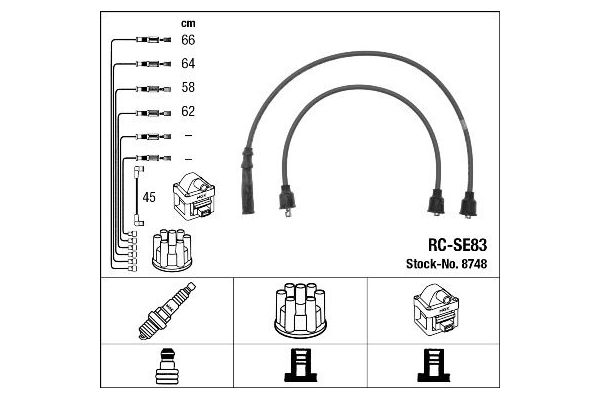Buji Kablosu  NGK 8748