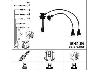 Buji Kablosu  NGK 9058  9091921543 90919-21543