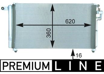 Klima Radyatörü  MAHLE AC 433 000P  976061G000