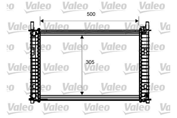 Su Radyatörü  Mazda 2 Sedan (DY)(03.2003->)  VALEO 734274