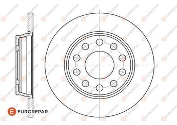 Fren Disk Ayna Arka Sağ ve Sol EUROREPAR 1618866080  1618866080 8E0615601D 8E0615601Q