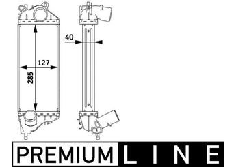 Turbo Radyatörü  MAHLE CI 140 000P  1751779820 17517798204 7798204 7 798 204