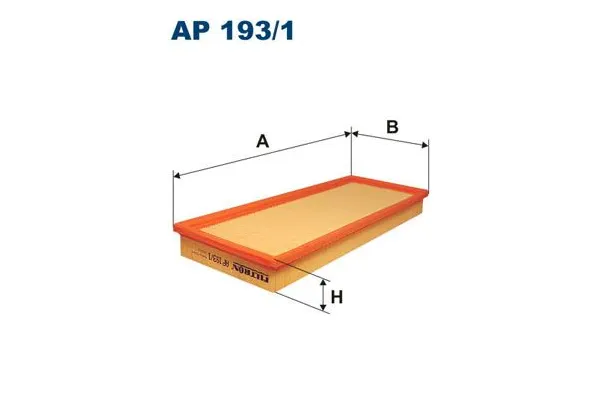 Hava Filtresi  Jaguar X-Type (06.2001->)  FILTRON AP 193/1