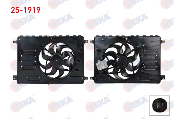 Radyatör Fan ve Motoru  VEKA 25-1919