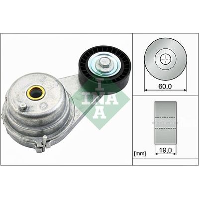 Vantilatör Kayış Gergi Rulmanı  Smart Fortwo Cabrio (01.2007->)  INA 534 0541 10