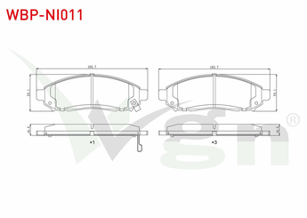 Fren Disk Balata Ön WGN WBP-NI011  D1060JR70A D1060ZP00C 41060ZP00A D10601VA0A D10601VA8E D10603LM0A D1060EB70A D1060ZP00A D1M60CY70B 41060EA025 41060EB326 41060ZP025 D1060EB71A DA060EB326 41060-EB326 41060ZP00B D1M60-CY70B DA060-EB326 41060-EA025 41060-ZP00A 41060-ZP025 D1060-EB70A D1060-JR70A D1060-ZP00C 5521082Z00 5521082Z20