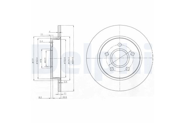 Fren Disk Ayna Arka Sağ ve Sol DELPHI BG3896