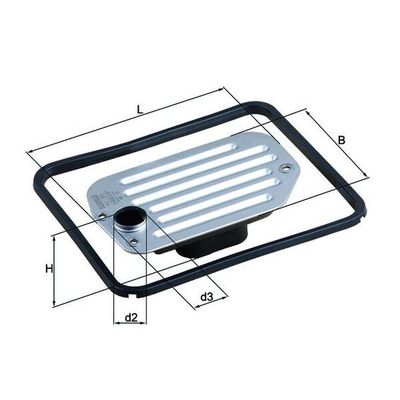 Şanzıman Yağ Filtresi  Audi 100 Avant (C4)(08.1991->)  MAHLE HX 85D