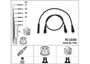 Buji Kablosu  NGK 7104  T359S T367S