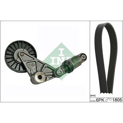 Vantilatör Kayış Seti  Opel Signum (2003->)  INA 529 0200 10