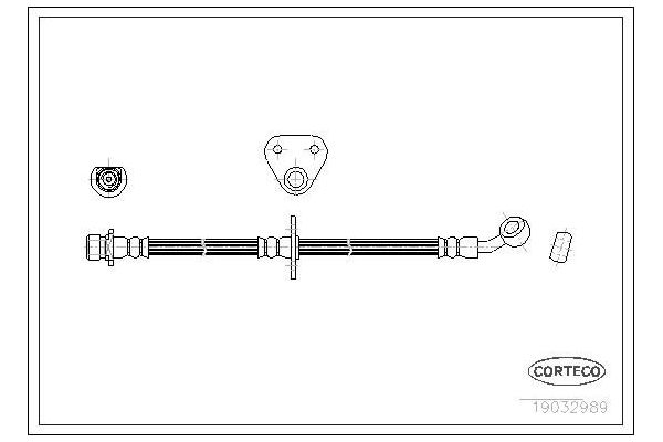 Fren Hortumu Arka Sağ veya Sol OSSCA 01568