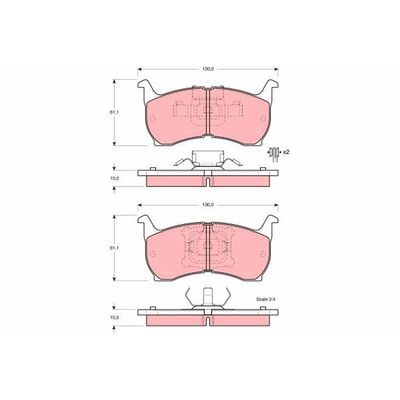 Fren Disk Balata Ön VALEO 670239