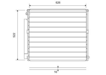 Klima Radyatörü  VALEO 814203  8846160100 88461-60100