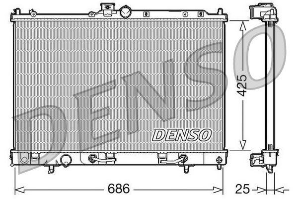 Su Radyatörü  DENSO DRM45027