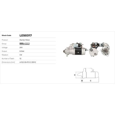 Marş Dinamosu  LUCAS ELEKTRIK LES0317