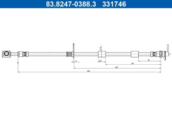 Fren Hortumu Ön Sol FORD ORJINAL L1TC2B557AB