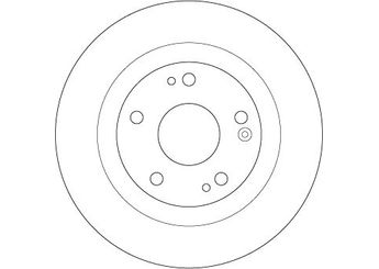 Fren Disk Ayna Arka Sağ ve Sol BRAXIS AE1428  42510TGNG00 42510-TGN-G00
