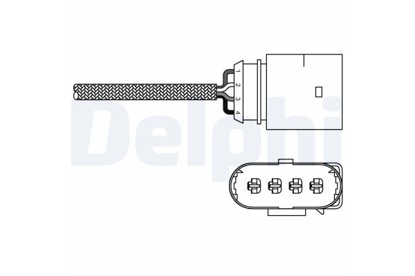 Oksijen (Lambda) Sensörü  DELPHI ES20285-12B1