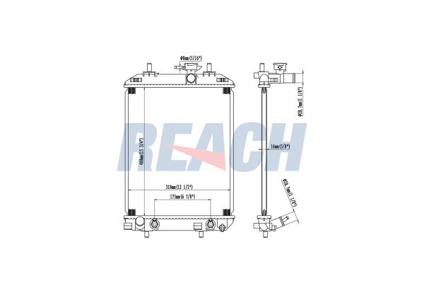 Su Radyatörü  Daihatsu Sirion (M3...)(2005->2013)  KRAFTVOLL 81202248