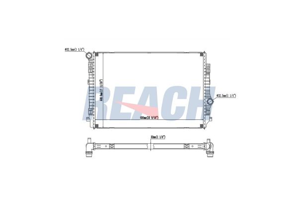 Su Radyatörü  Volkswagen T-Roc (A11)(09.2017->2021)  VEKA 16-2425B
