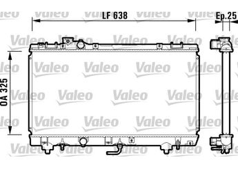 Su Radyatörü  VALEO 734176  1640011690 16400-11690 1640011830 16400-11830 1640011611 16400-11611 1640011612 16400-11612 1640011630 16400-11630 1640011740 16400-11740 1640011741 16400-11741 1640011840 16400-11840